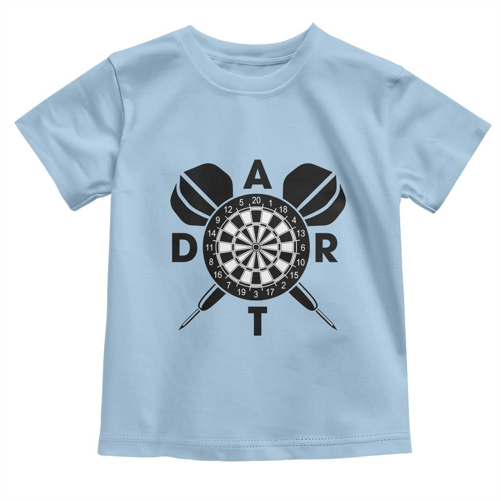 Vintage Dartboard Gift Idea For Dart Lover Toddler T Shirt - Wonder Print Shop