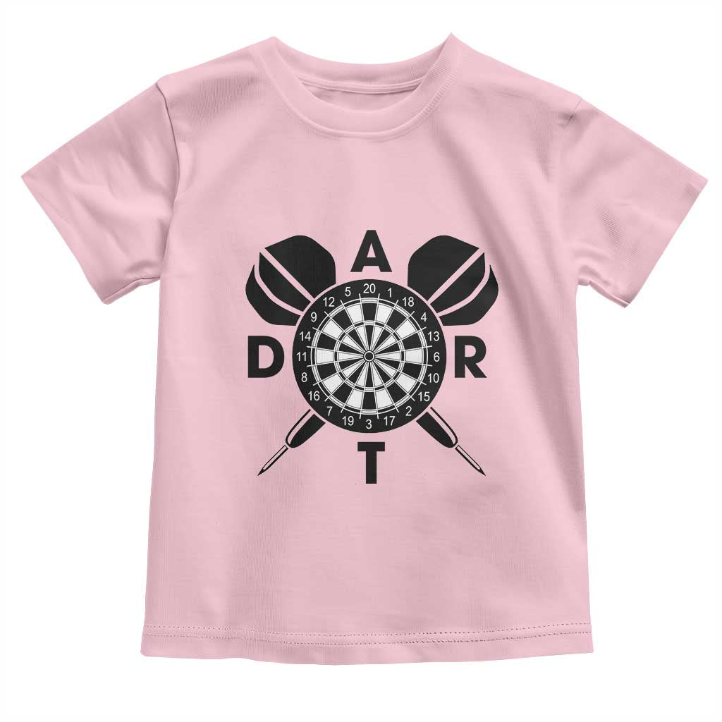Vintage Dartboard Gift Idea For Dart Lover Toddler T Shirt - Wonder Print Shop