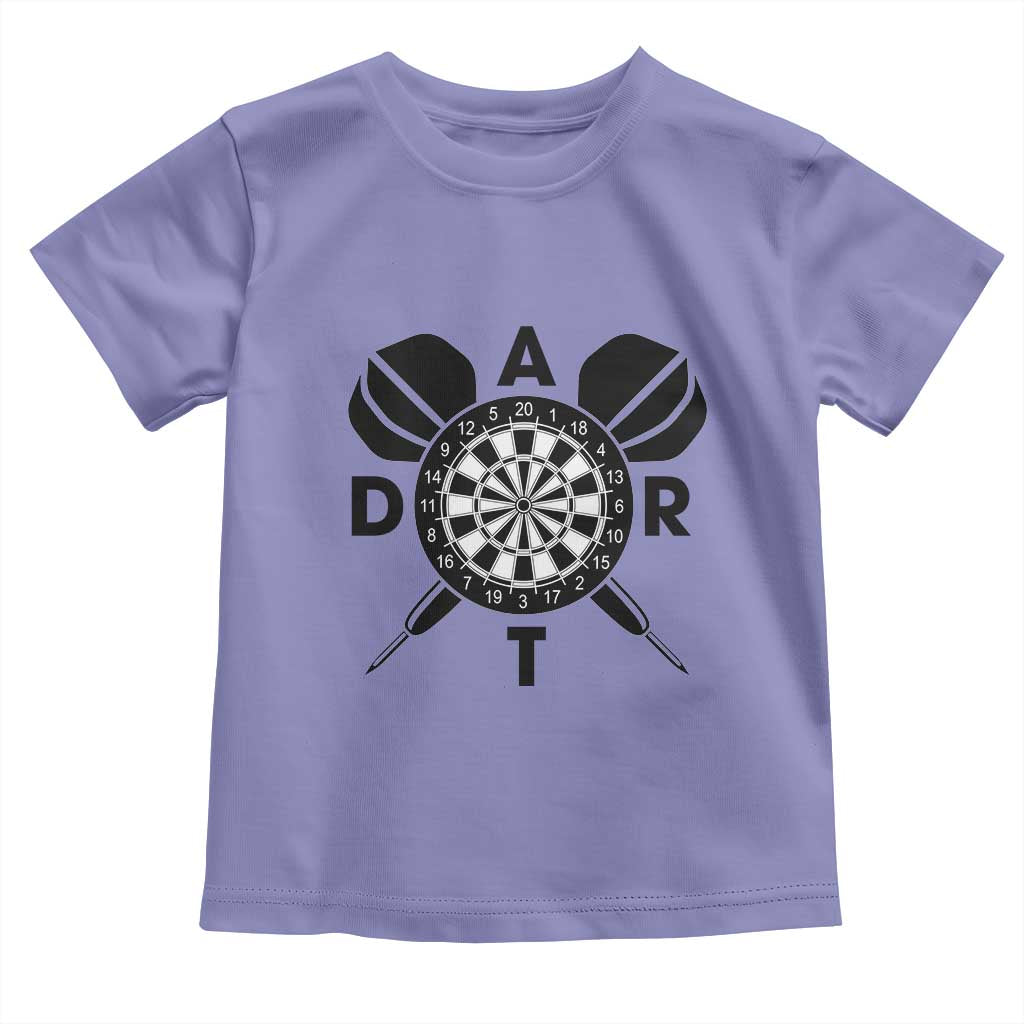 Vintage Dartboard Gift Idea For Dart Lover Toddler T Shirt - Wonder Print Shop