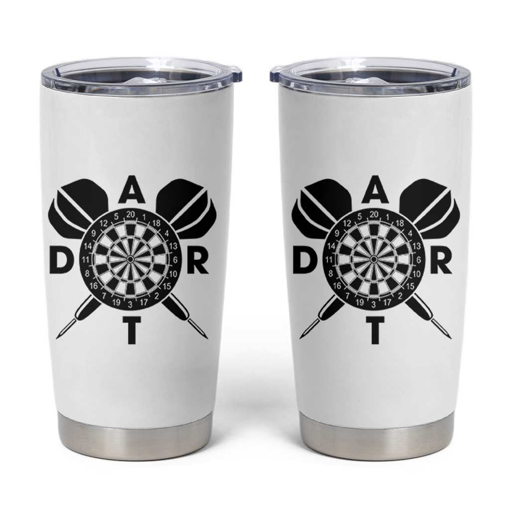 Vintage Dartboard Gift Idea For Dart Lover Tumbler Cup - Wonder Print Shop