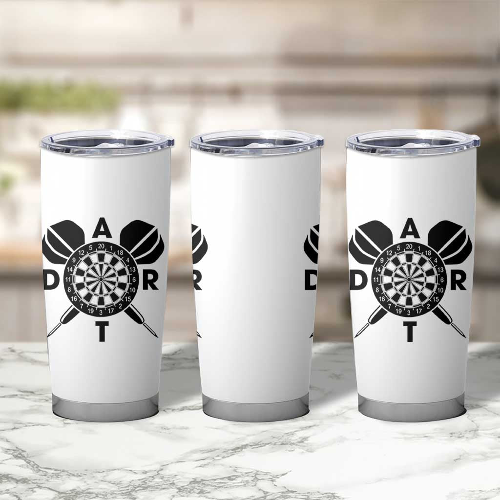 Vintage Dartboard Gift Idea For Dart Lover Tumbler Cup - Wonder Print Shop