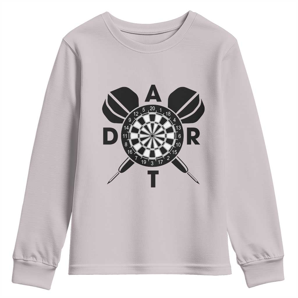 Vintage Dartboard Gift Idea For Dart Lover Youth Sweatshirt - Wonder Print Shop