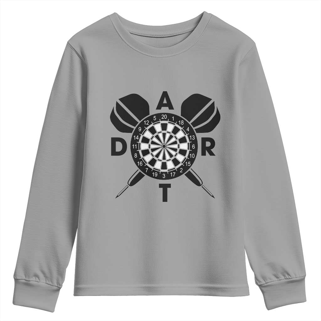 Vintage Dartboard Gift Idea For Dart Lover Youth Sweatshirt - Wonder Print Shop