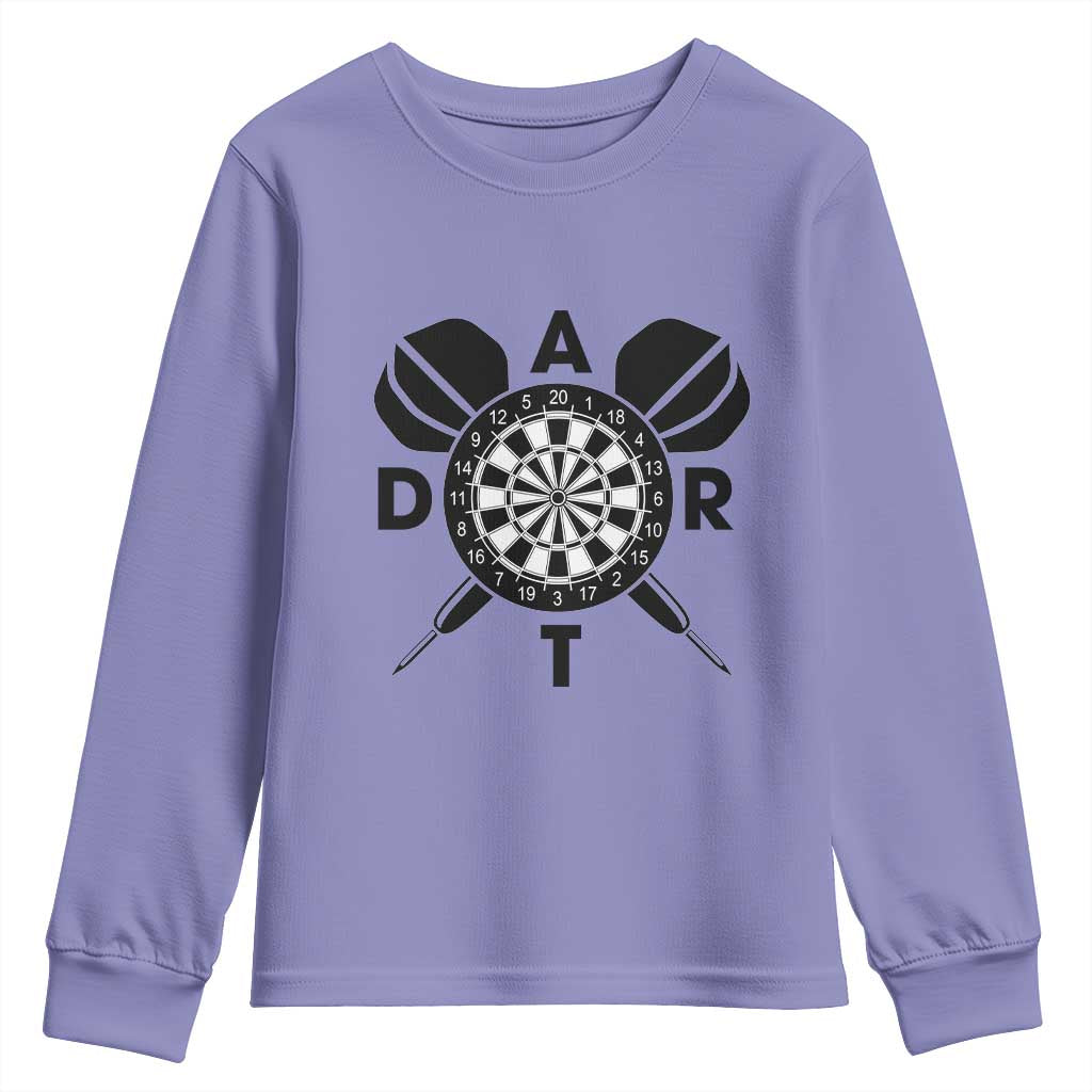 Vintage Dartboard Gift Idea For Dart Lover Youth Sweatshirt - Wonder Print Shop