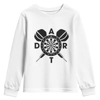 Vintage Dartboard Gift Idea For Dart Lover Youth Sweatshirt - Wonder Print Shop