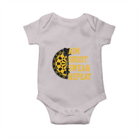 Funny Darts Retro Vintage Baby Onesie Aim Shoot Swear Repeat Dartist Gift - Wonder Print Shop