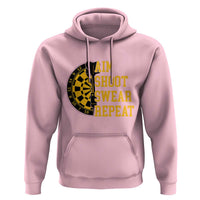 Funny Darts Retro Vintage Hoodie Aim Shoot Swear Repeat Dartist Gift - Wonder Print Shop