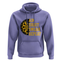 Funny Darts Retro Vintage Hoodie Aim Shoot Swear Repeat Dartist Gift - Wonder Print Shop