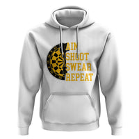Funny Darts Retro Vintage Hoodie Aim Shoot Swear Repeat Dartist Gift - Wonder Print Shop