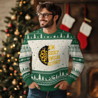 Funny Darts Retro Vintage Ugly Christmas Sweater Aim Shoot Swear Repeat Dartist Gift - Wonder Print Shop