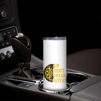 Funny Darts Retro Vintage Skinny Tumbler Aim Shoot Swear Repeat Dartist Gift - Wonder Print Shop
