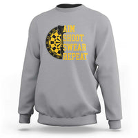 Funny Darts Retro Vintage Sweatshirt Aim Shoot Swear Repeat Dartist Gift - Wonder Print Shop