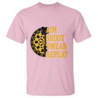 Funny Darts Retro Vintage T Shirt Aim Shoot Swear Repeat Dartist Gift - Wonder Print Shop