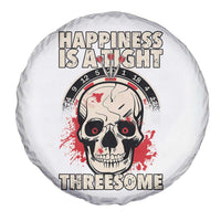 Happiness Is a Tight Threesome Spare Tire Cover Gothic Dart Player Gift - Wonder Print Shop