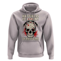 Happiness Is a Tight Threesome Hoodie Gothic Dart Player Gift - Wonder Print Shop