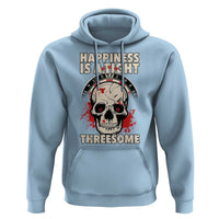 Happiness Is a Tight Threesome Hoodie Gothic Dart Player Gift - Wonder Print Shop