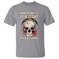 Happiness Is a Tight Threesome T Shirt Gothic Dart Player Gift - Wonder Print Shop