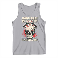 Happiness Is a Tight Threesome Tank Top Gothic Dart Player Gift - Wonder Print Shop