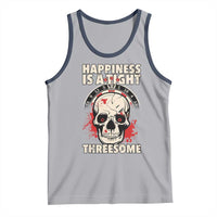 Happiness Is a Tight Threesome Tank Top Gothic Dart Player Gift - Wonder Print Shop