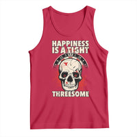 Happiness Is a Tight Threesome Tank Top Gothic Dart Player Gift - Wonder Print Shop