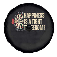 Funny Darts Happiness Is A Tight Threesome Spare Tire Cover Vintage Dartist Gift - Wonder Print Shop