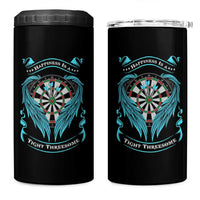 Dart Player Sport 4 in 1 Can Cooler Tumbler Darts Happiness Is A Tight Threesome - Wonder Print Shop