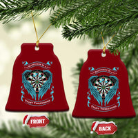 Dart Player Sport Ceramic Ornament Darts Happiness Is A Tight Threesome - Wonder Print Shop