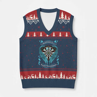 Dart Player Sport V-Neck Knit Sweater Vest Darts Happiness Is A Tight Threesome - Wonder Print Shop