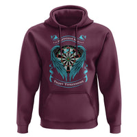 Dart Player Sport Hoodie Darts Happiness Is A Tight Threesome - Wonder Print Shop