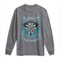 Dart Player Sport Long Sleeve Shirt Darts Happiness Is A Tight Threesome - Wonder Print Shop