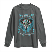 Dart Player Sport Long Sleeve Shirt Darts Happiness Is A Tight Threesome - Wonder Print Shop
