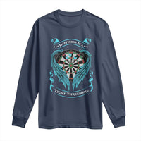 Dart Player Sport Long Sleeve Shirt Darts Happiness Is A Tight Threesome - Wonder Print Shop