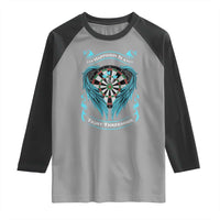 Dart Player Sport Raglan Shirt Darts Happiness Is A Tight Threesome - Wonder Print Shop