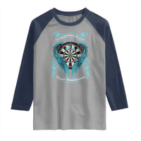 Dart Player Sport Raglan Shirt Darts Happiness Is A Tight Threesome - Wonder Print Shop