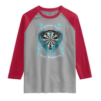 Dart Player Sport Raglan Shirt Darts Happiness Is A Tight Threesome - Wonder Print Shop