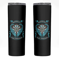 Dart Player Sport Skinny Tumbler Darts Happiness Is A Tight Threesome - Wonder Print Shop