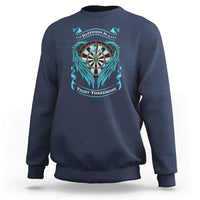 Dart Player Sport Sweatshirt Darts Happiness Is A Tight Threesome - Wonder Print Shop