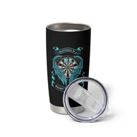 Dart Player Sport Tumbler Cup Darts Happiness Is A Tight Threesome - Wonder Print Shop