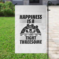 Dirty Joke Darts Gift Garden Flag Darts Happiness Is A Tight Threesome - Wonder Print Shop