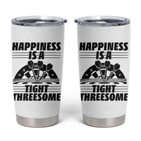 Dirty Joke Darts Gift Tumbler Cup Darts Happiness Is A Tight Threesome - Wonder Print Shop