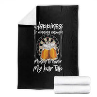 Bar Tab Darts Player Gift Throw Blanket Winning Money To Cover My Bar Tab - Wonder Print Shop