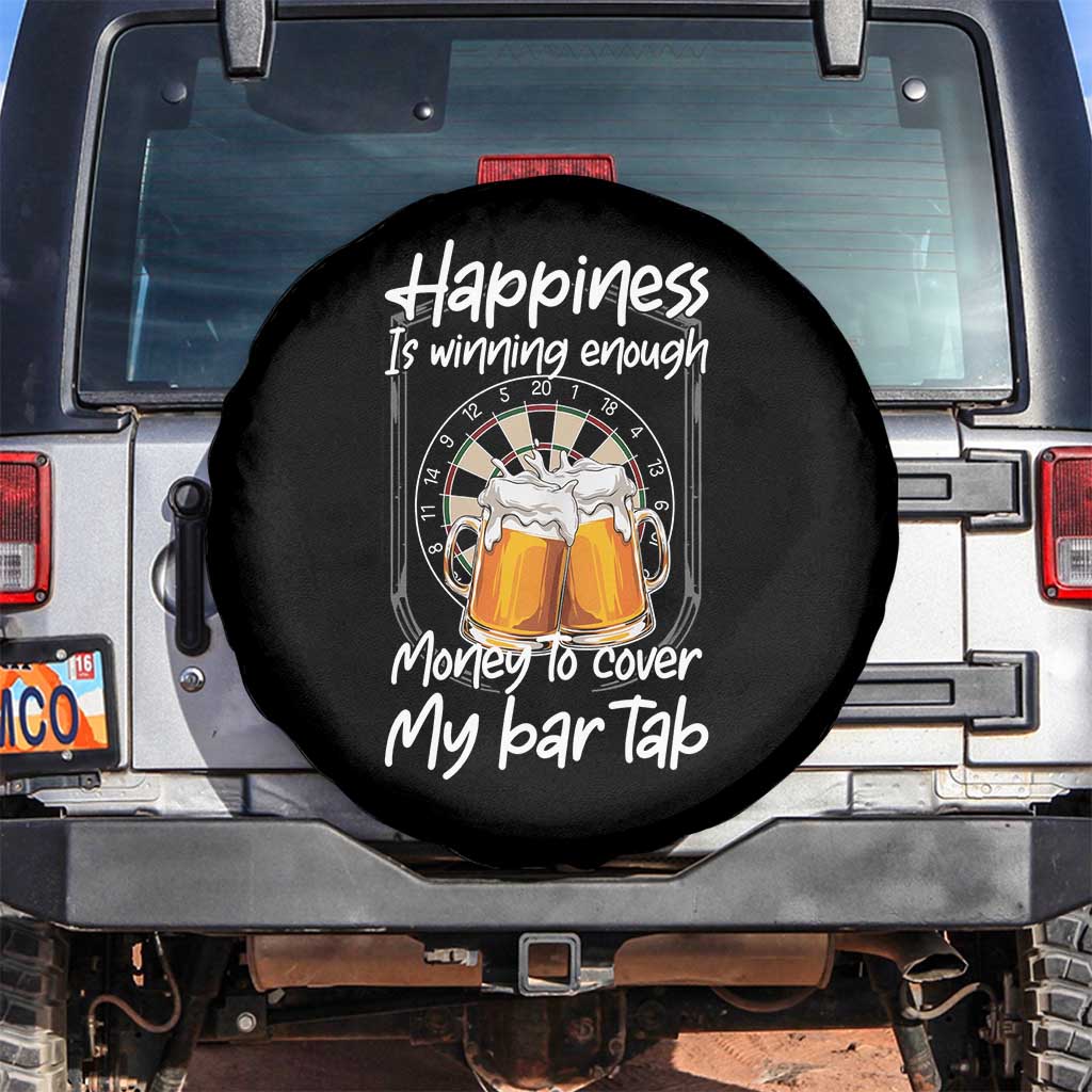Bar Tab Darts Player Gift Spare Tire Cover Winning Money To Cover My Bar Tab - Wonder Print Shop