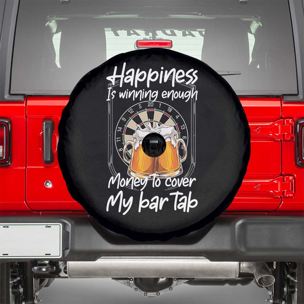 Bar Tab Darts Player Gift Spare Tire Cover Winning Money To Cover My Bar Tab - Wonder Print Shop