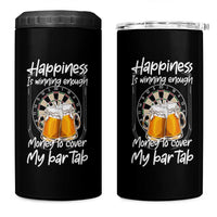 Bar Tab Darts Player Gift 4 in 1 Can Cooler Tumbler Winning Money To Cover My Bar Tab - Wonder Print Shop