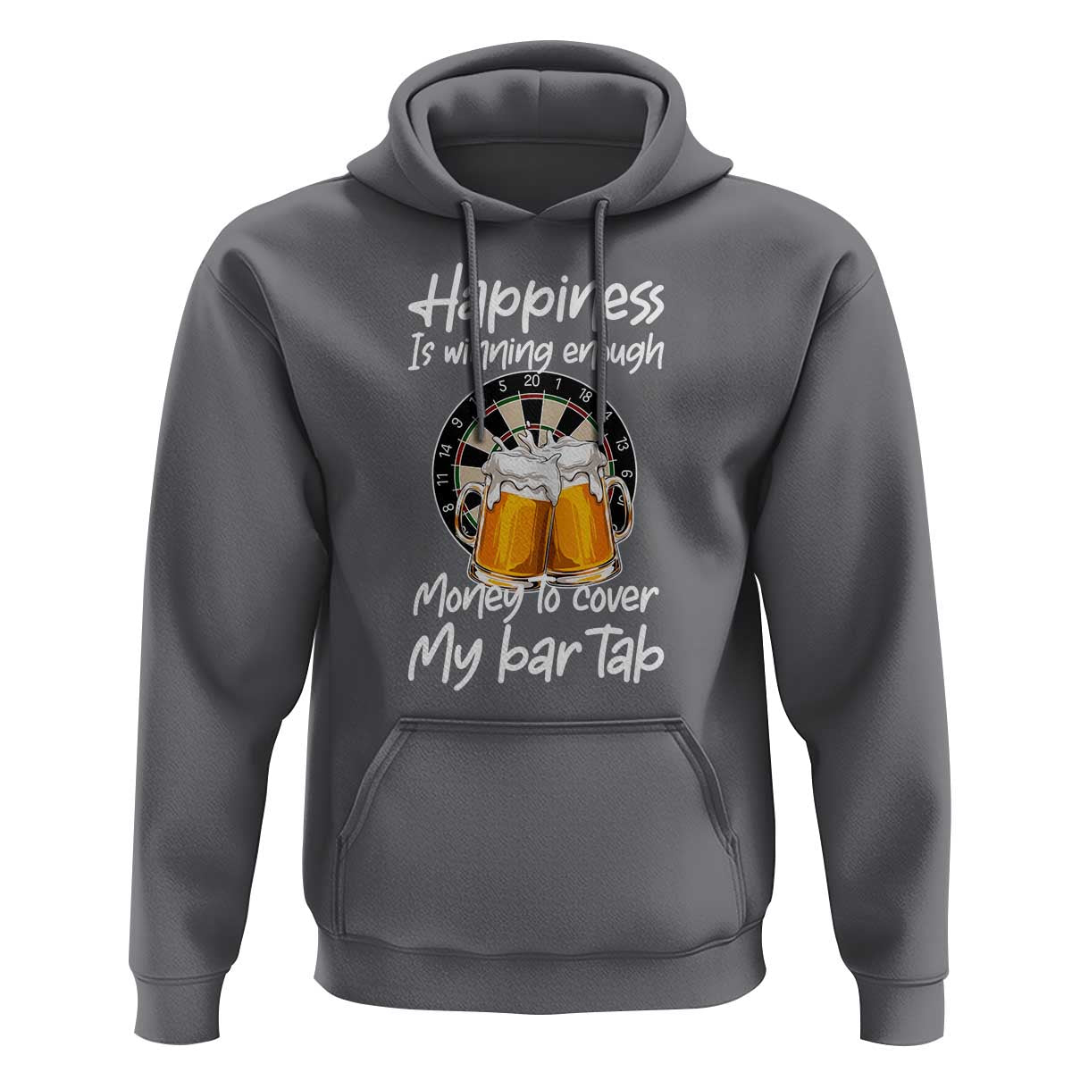 Bar Tab Darts Player Gift Hoodie Winning Money To Cover My Bar Tab - Wonder Print Shop