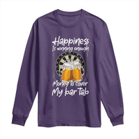 Bar Tab Darts Player Gift Long Sleeve Shirt Winning Money To Cover My Bar Tab - Wonder Print Shop