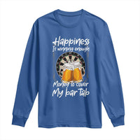 Bar Tab Darts Player Gift Long Sleeve Shirt Winning Money To Cover My Bar Tab - Wonder Print Shop