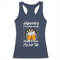 Bar Tab Darts Player Gift Racerback Tank Top Winning Money To Cover My Bar Tab - Wonder Print Shop