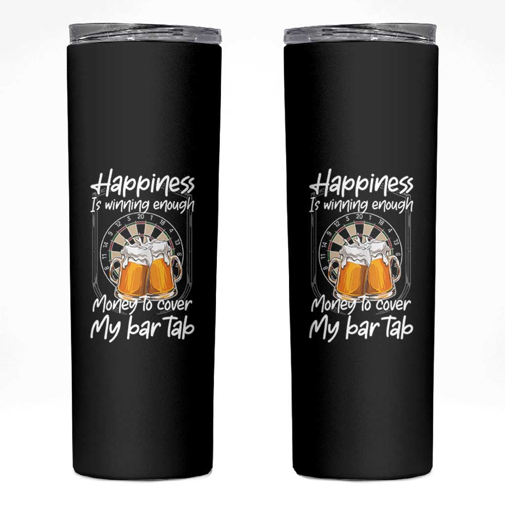 Bar Tab Darts Player Gift Skinny Tumbler Winning Money To Cover My Bar Tab - Wonder Print Shop