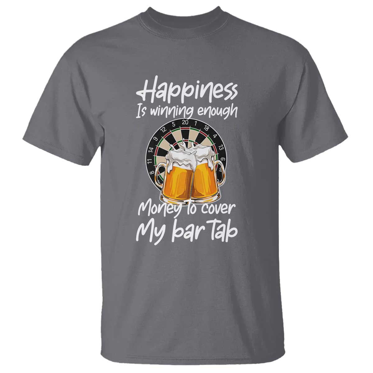 Bar Tab Darts Player Gift T Shirt Winning Money To Cover My Bar Tab - Wonder Print Shop